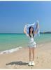 Korean-Inspired Conservative One-Piece Swimsuit with Slimming Cake Skirt - Elegant, Pure Desire Style for Women