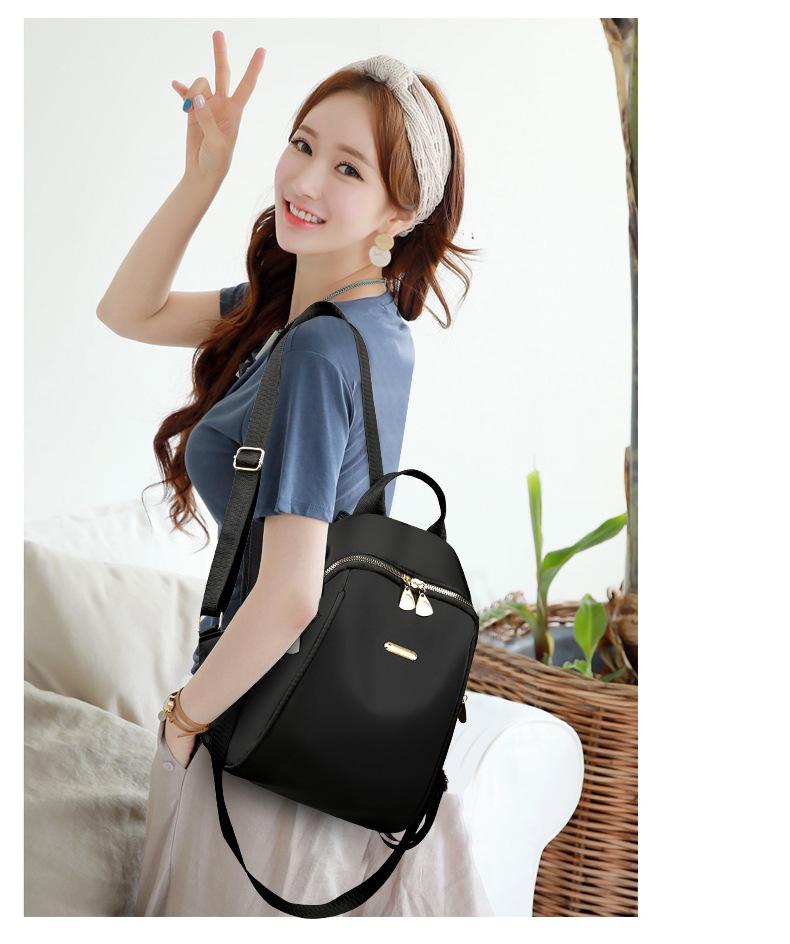 Versatile Korean Style Fashion Backpack for Women - High-End Oxford Cloth