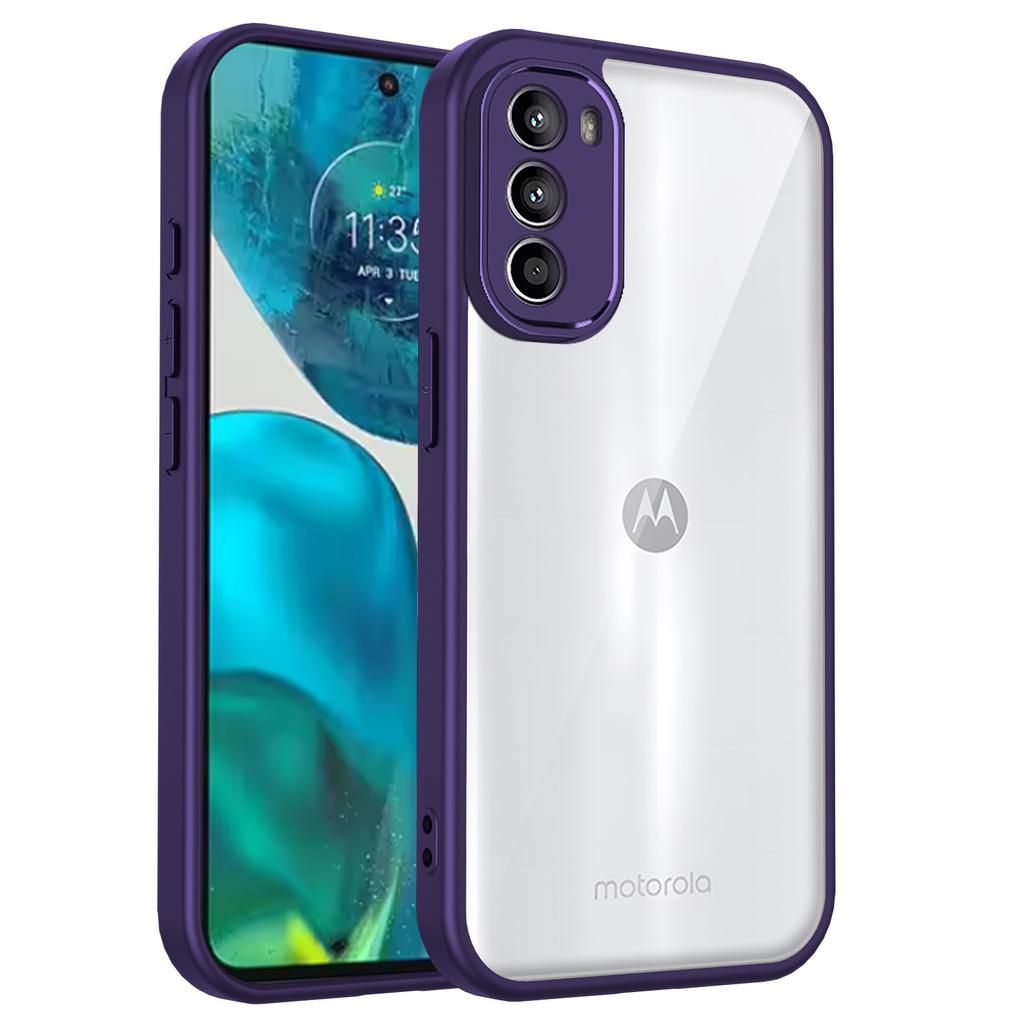For Motorola G82 Case Moto G52 Case Moto G71S Cover Moto G82 G52 Cushion Shockproof Silicon Bumper Clear Matte Back Cover Hard