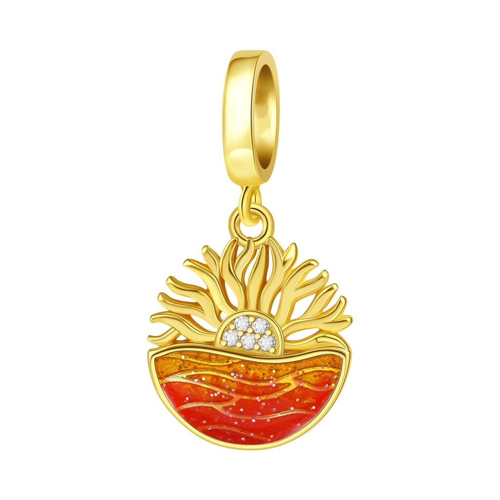 Marine Life Charm Handmade DIY Accessories Star Sea Turtle Jellyfish Pendant Bracelet Beads