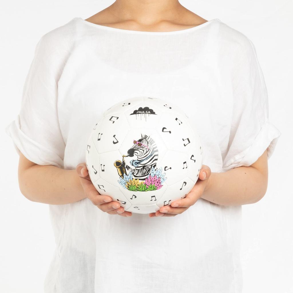 Mikasa X Collaboration Design Futsal Zebra Size 4 College High School and Junior High School Recommended Internal (MIKASA) [MULGA MIKASA] Ball,