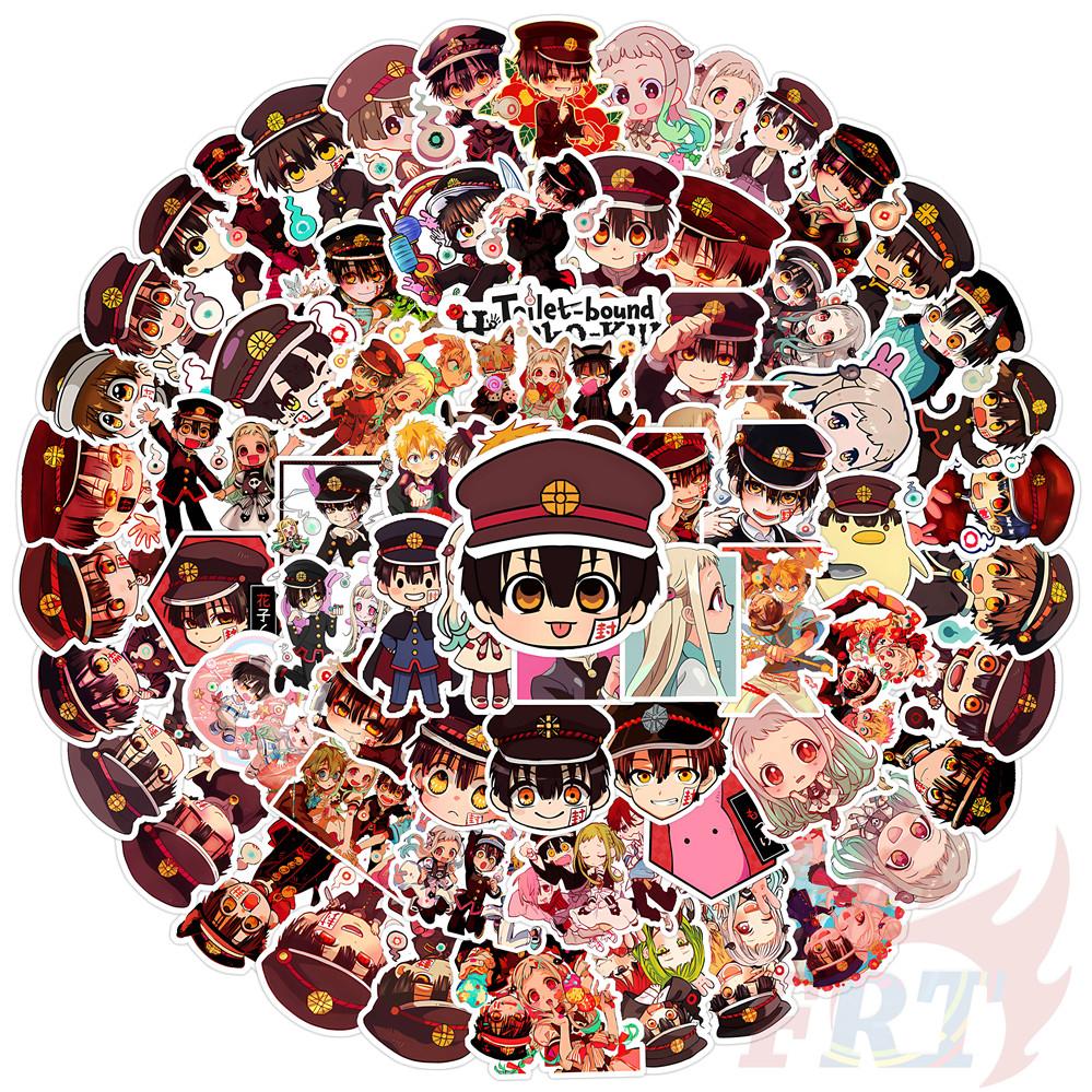 135Pcs/Set Toilet-bound Hanako-kun Q-1 Mini Diary Manual Stickers DIY Scrapbooks Album Decor Decals Stickers