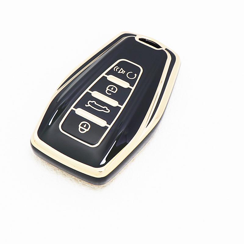 Tpu Car Key Case Cover Auto Shell Fob For Geely Coolray - Atlas Boyue Nl3 Emgrand X7 Ex7 Suv Gt Gc9 Borui