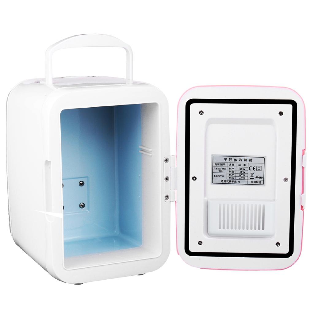 DC 12V 4L Car Refrigerators Ultras Quiet Low Noise Car Mini Refrigerators Freezer Cooling Heating Box Fridge Home Outdoor