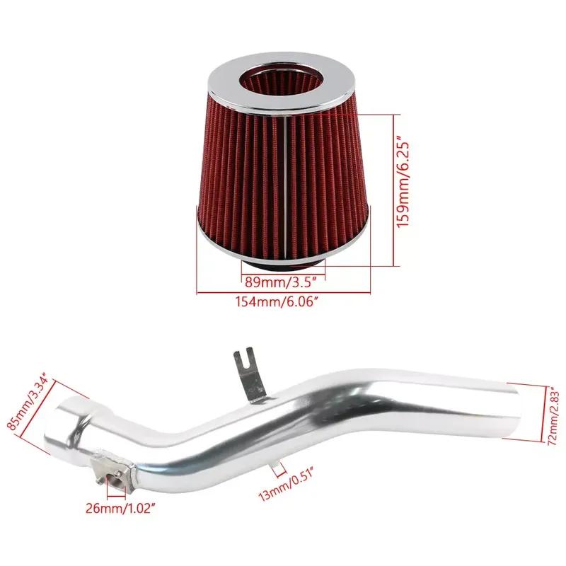 Red Blue Cold Air Intake Pipe Filter Kit For Lexus IS250 2.5L V6 Lexus IS350 3.5L V6 Engine Parts
