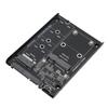 M.2 NGFF MSATA SSD Enclosure 6Gbps M.2 NGFF KEY B MSATA SSD Hard Drive to Serial ATA3.0 Converter Adapter for Win 7 8