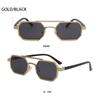 Large Frame Double Beam Sun Glasses UV400 Multicolor Eyewear Polygon Sunglasses  Unisex