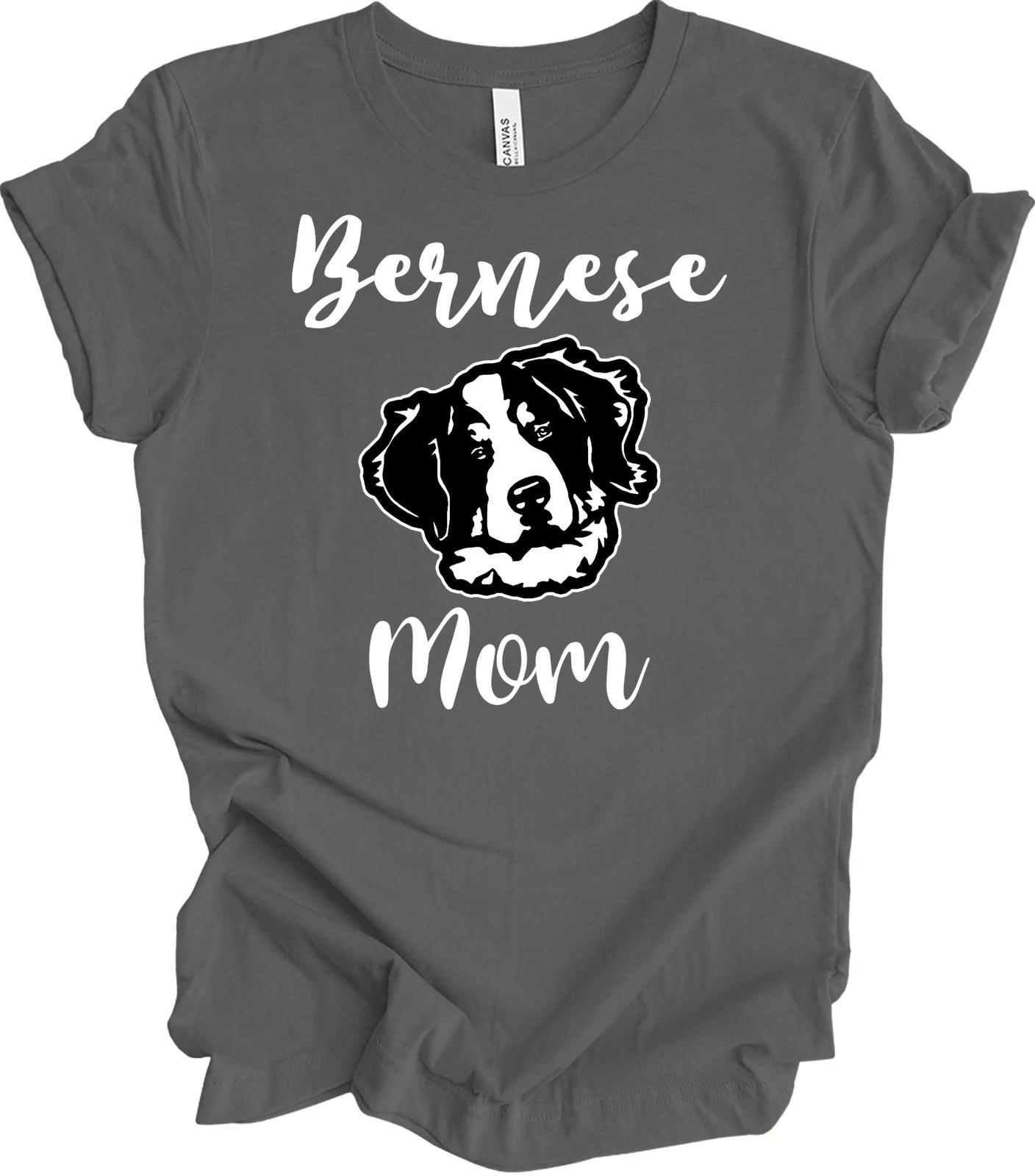 Bernese Mountain Dog Mom Shirt - Berner Mom Gifts - Cute Mountain Dog Lover Tee L