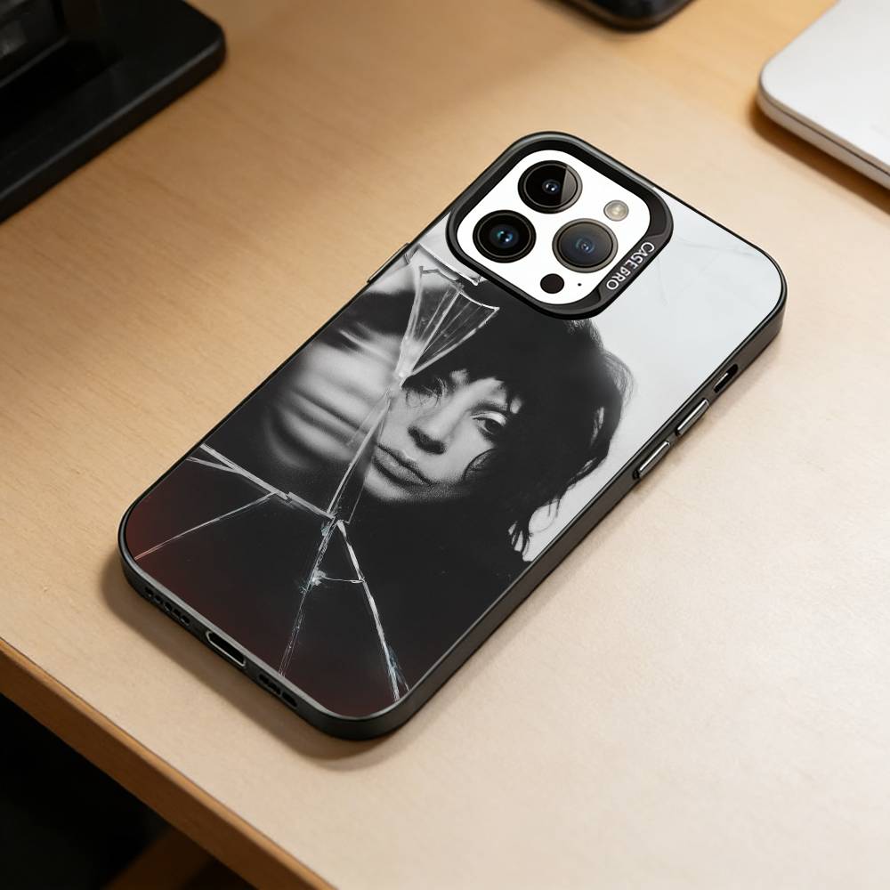 D-Talented Singer Lady Gaga Phone Case For iPhone 17,16,15,14,13,12,11 Plus,Pro Max,XS,Colorful Silver Black Cover
