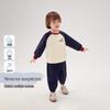 JELLYBABY Boys' Color-Block Dog Print Pullover Sweatshirt