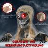 Halloween decoration, one-eyed mummy, flexible arms, glowing eyes, creepy howl, 55x18x35 cm