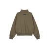 Fear of God Essentials Full Zip Fleece-Lined Jacket Unisex Jackets Brown FOG-FW22-353