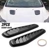 2pcs Universal Motors Engine Hood Ventilation Port Car Fake Air Outlet Decoration Modification Airflow Intake Hood Accessories