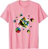 Exploding rubix rubiks rubics cube present gift for kids T-Shirt Fitness Tight Tshirts Classic Tops & Tees Cotton Men Casual