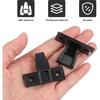 20pcs Push-on Quick Fitting Furniture Panel Clip - Adjustable Nylon Cabinet Clip for Quick and Easy Installation - Ideal for Wall Cabinets and