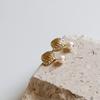 Exquisite Shell Zircon Pearl Earrings High-end Earrings Temperament Simple Earrings Women's Retro
