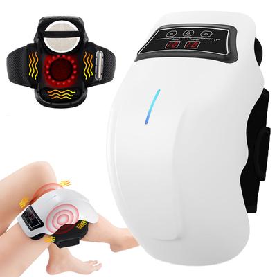 Electric Heated Knee Massager Belt Wireless Knee Heating Pad Red Light Hot Compress Vibrating Massager Heated Knee Support Brace