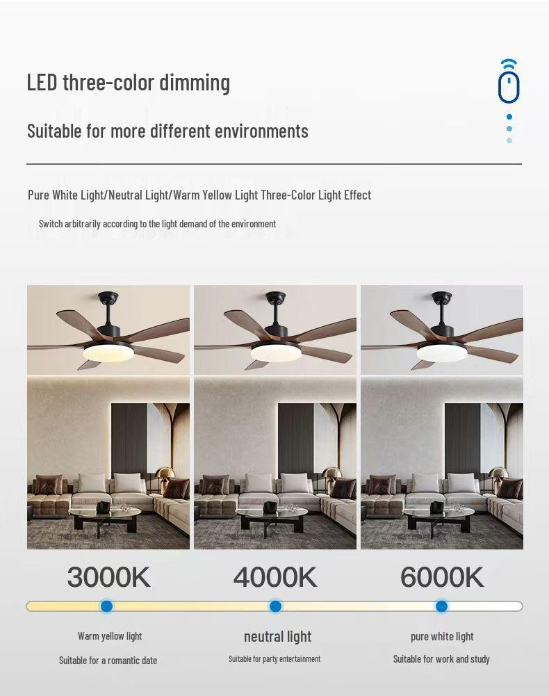 Multifunctional Ceiling Fan Light: High-Power, Wide Voltage for Dorms and Homes.