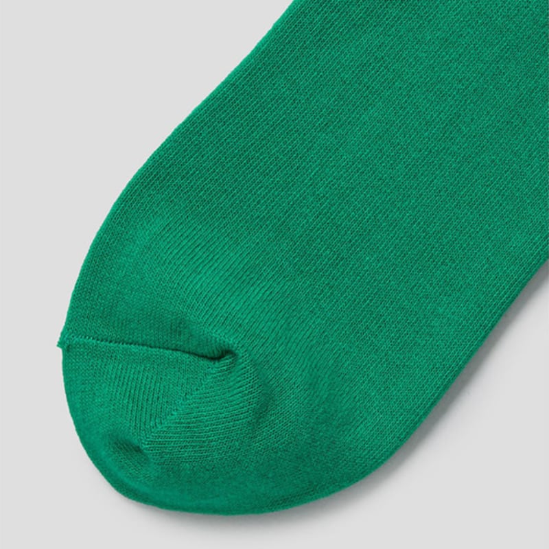 SAND SOUND Stripe Logo Jacquard Socks Green (MS44KTA91M)