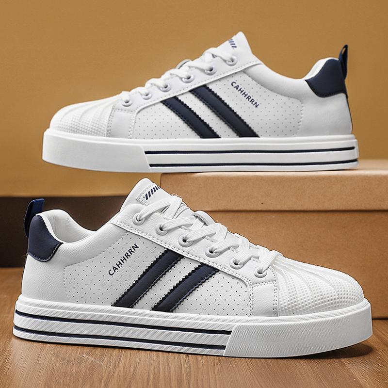 Mode CYYTL Herrskor Sneakers Casual Läder Sommar Skateboard Tennis Lyxig Designer Utomhus Sport Löpning Platå Vandring Loafers