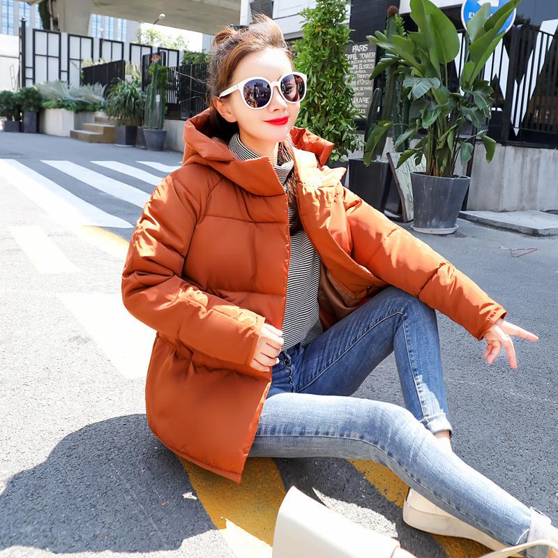 

Padded jacket winter short padded jacket winter student thickened loose padded jacket women XXL