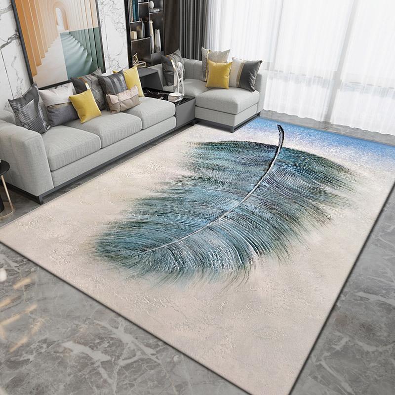Druckteppich Wohnzimmer Große Fläche Rutschfester Teppich Schlafzimmer Zimmer Nachttischdecke Wohnkultur Zubehör
