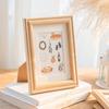 Solid Wood Table Photo Frame Wooden Simple Picture Frame for Home Decoration, Multiple Sizes