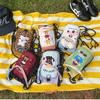 Dopamine Style Fashionable Crossbody Bag Cartoon Printed Shoulder Bag Phone Pouch  Casual Style