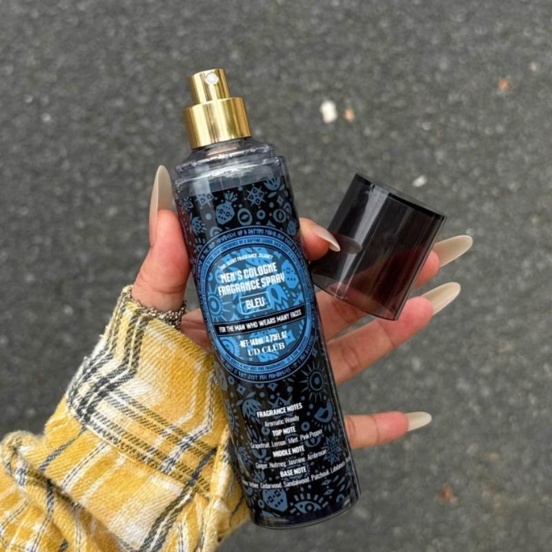Fresh Wooden Fragrance Body Spray 140ml Long‑lasting Cologne Eau De Toilette Unisex Daily Commute Party Dating Charming Perfume