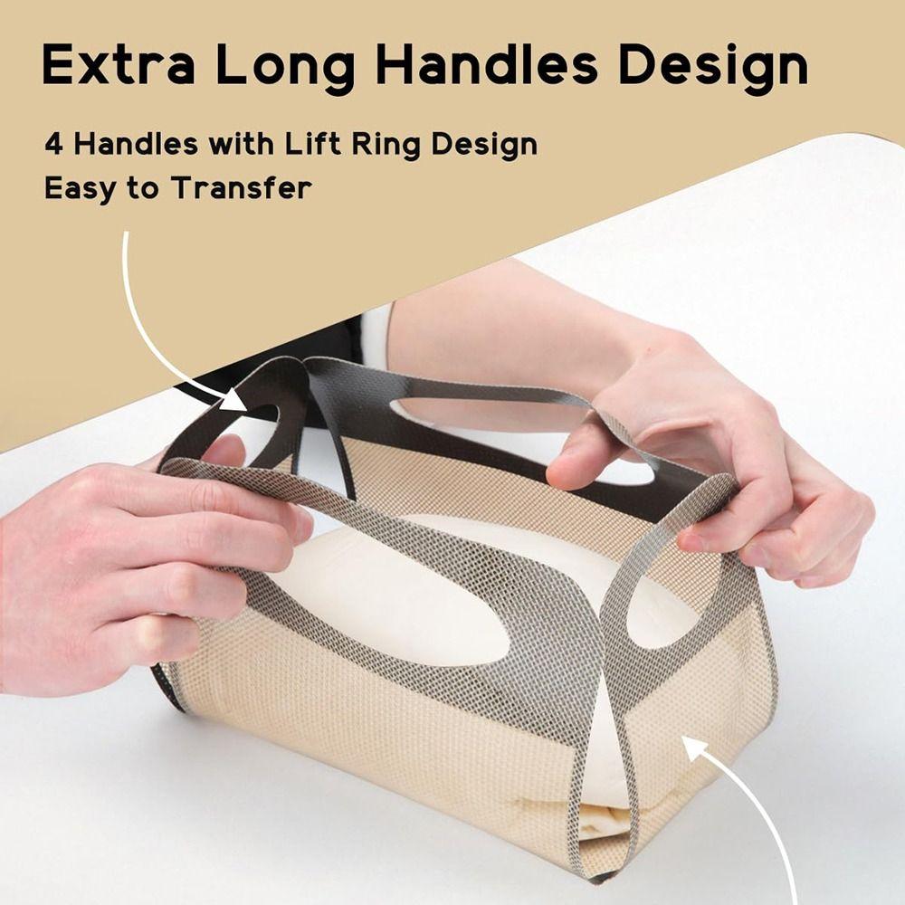 Easy Clean Silicone Bread Loaf Pan Liner Reusable Dough Transfer Tool Loaf Pan Lifters  Kitchen Use