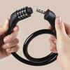4 Digital Code Bicycle Cable Lock Anti-theft Alloy Steel MTB Road Bike Cable Code Combination Password Lock Security Padlock