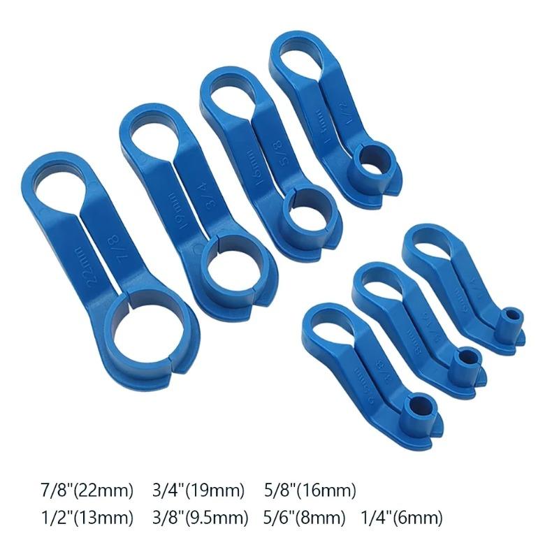 7-Piece Automotive Fuel Line Disconnect Tool Set for Oil Pipe Hose Clamp Removal & Installation 7pcs