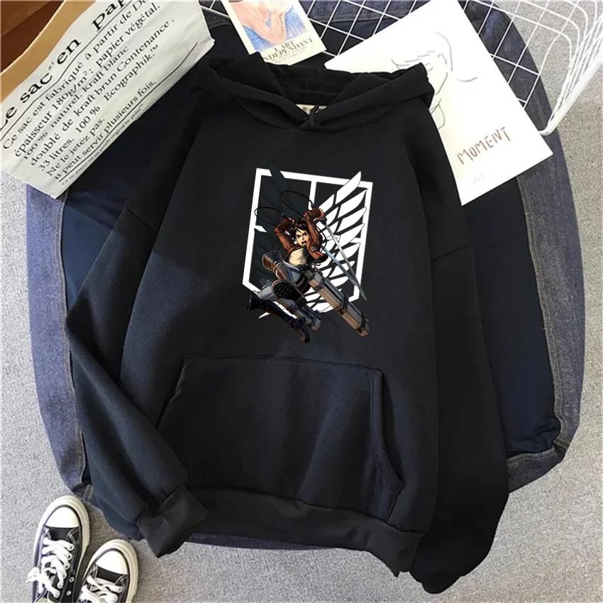 2025 Anime Attack On Titan Mens Hoodie Hoodies Men Pullover Harajuku Shingeki No Kyojin Hoody Sweatshirt Clothes Streetwear