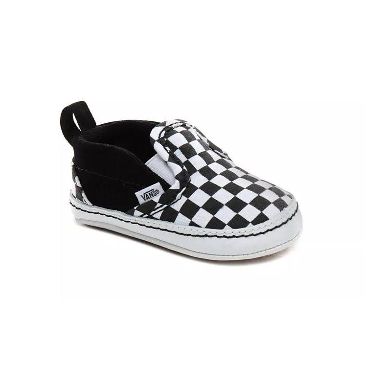 Vans Slip-On V Crib 'Checker - Black White' VN0A2XSLFB7