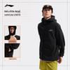Li-Ning Men's Fleece-Lined Hooded Zip-Up Jacket