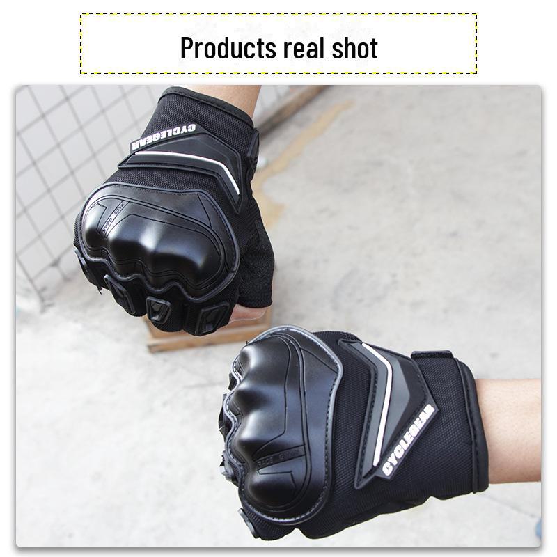 Men's Half-Finger Motorcycle and Bicycle Racing Gloves - CG668D