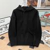 Autumn and Winter Men's Sweater Loose Hooded Pullover Solid Color Sweater Top