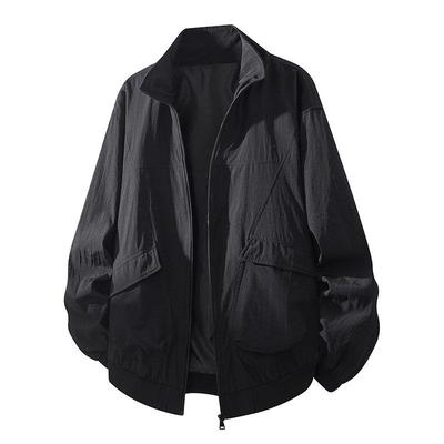 Foreign Trade Export Overplus Order Men's Jacket Spring and Autumn Loose Casual Waterproof Coat Top Men's Coat Fashion