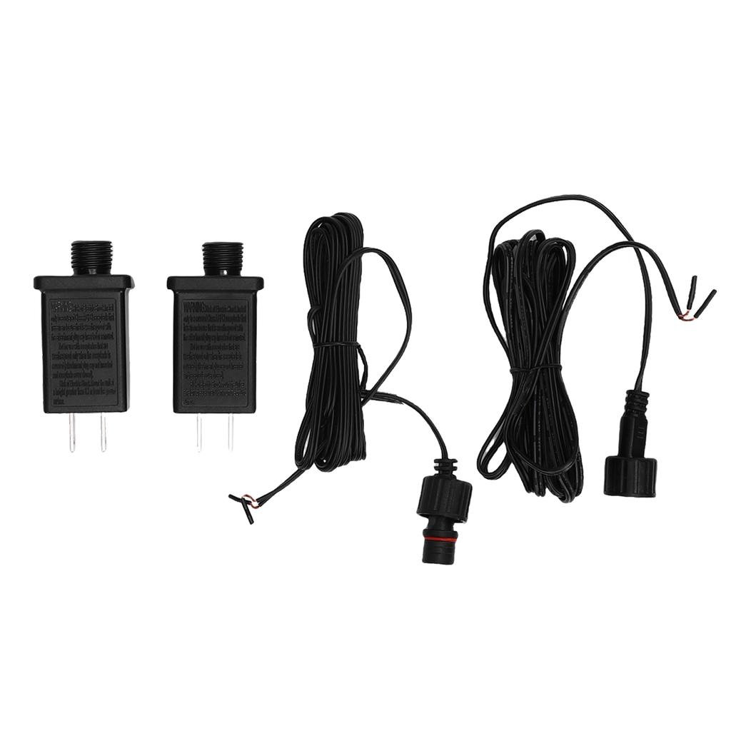 2Pcs Replacement Yard Inflatable Adapter 1A Class 2 Power Supply with 9.84ft Extension Cord 60Hz Water Proof Plug for