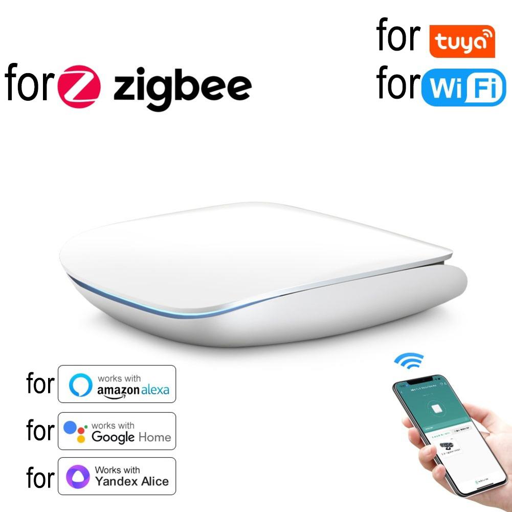 Dual Connectivity Home Hub for Tuya For Zigbee and Compatible Devices Easy No Cable Installation and App Control