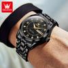 OLEVS Upgrade Perfume Quartz Men's Watches Fashion Waterproof Dual Calendar Luminous Luxury Brand Original Man Wristwatch 5513X