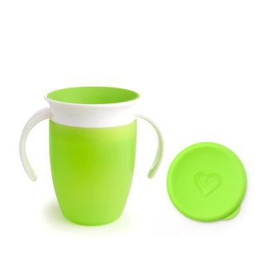 Munchkin Miracle 360 Handle Cup Lid Set, Green, 1 Set, Popular Korean Parenting Items