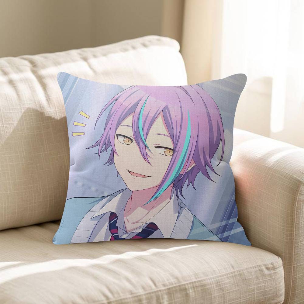Character Kamishiro Rui PJSK Cushion Cover Car Throw Pillow Case For Sofa Car Christmas Gift