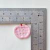 10Pcs INS Cute Little Fresh Plaid Apple Button Sweet Girl Skirt Sweater Coat DIY Deco Women's Kids Clothing Sewing Accessories