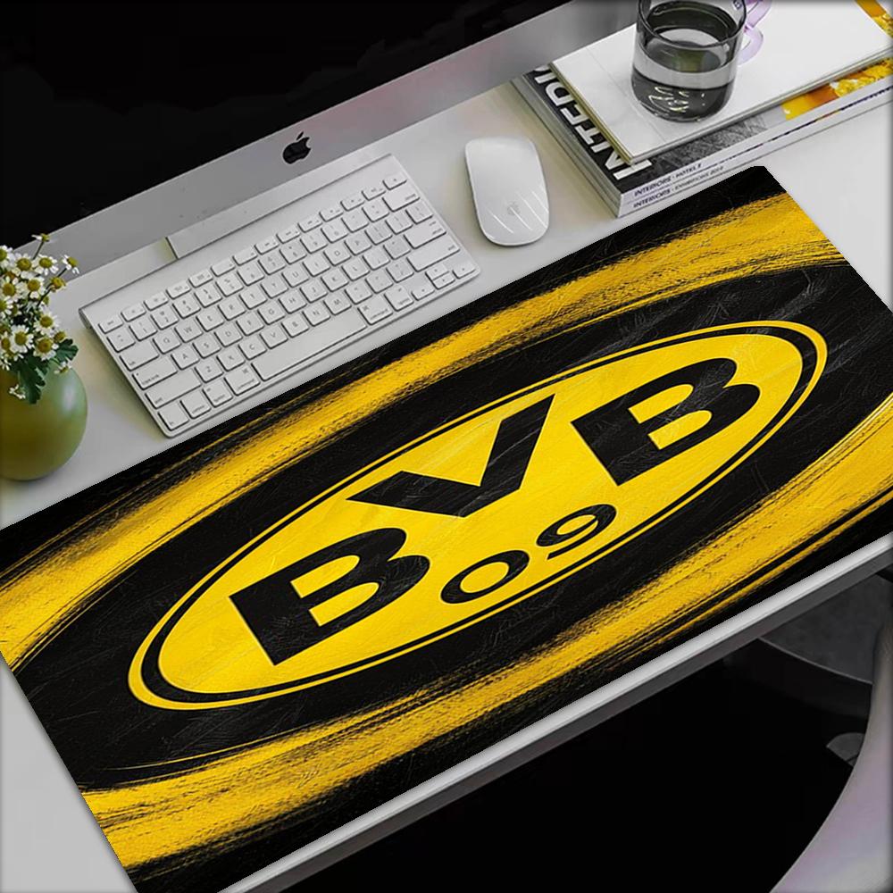 Borussia Dortmund Thema Mauspads, Rutschfeste Gummiunterseite, Multifunktionales Büro- & Wohnaccessoire, Perfekt zur Personalisierung des Arbeitsplatzes.