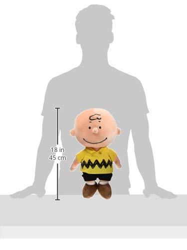 Nakajima Corporation PEANUTS SNOOPY Soft Plush Toy Charlie Brown Medium 139542-19