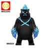 WM6221 Animation Series Animal Bear Action Figures Models Assembly Building Blocks Shields Sword Accessories Toys for Kids Gifts