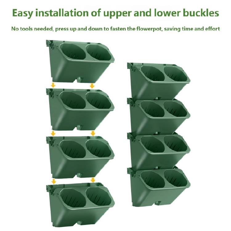 Stylish Wall Hanging Flower Pots Light weight Wall Mounted Plant Pots for Adding Greeneries to Any Living Spaces