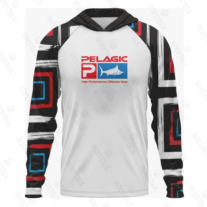 Chemise de pêche pour homme à séchage rapide, protection UV, avec capuche, légère, manches longues, pour l'extérieur, été, cyclisme, sports