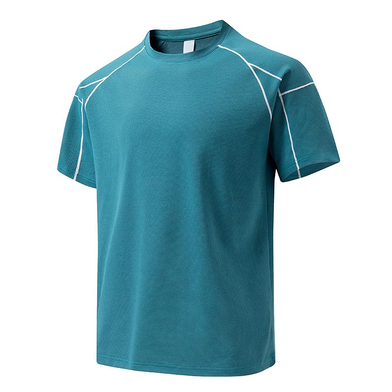 Summer T-shirt Men's Versatile Casual Loose Simple Breathable Short Sleeved T-shirt